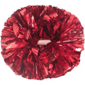Hooshing 2/6/12PCS Cheerleading Pom Poms with Baton Handle for Team Spirit Sports Dance Cheering Kids Adults(Red)